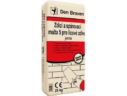 Zdicí a spárovací malta pro lícové zdivo