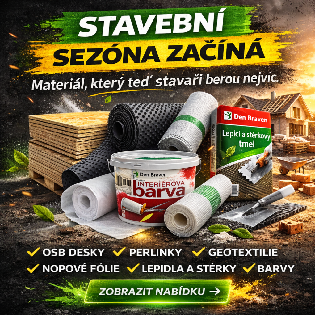 Stavební sezóna začíná