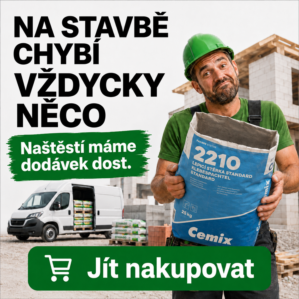 Na stavbě chybí pořád něco