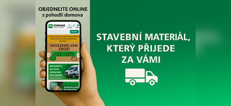 Stavební materiál,který přijede za Vámi