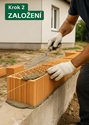 Krok 2 – Vyrovnání malty a rohy