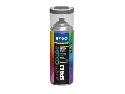 Barva akrylová vrchní Roko AKRYCOLOR Sprej myší šedá