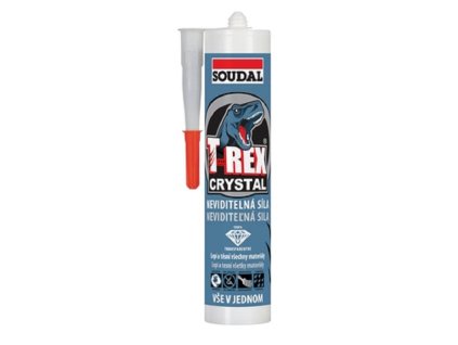 Lepidlo montážní Soudal T REX CRYSTAL 290 ml