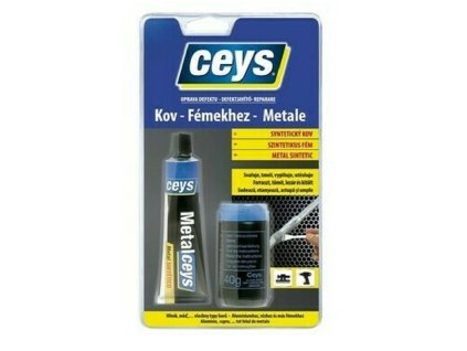 Lepidlo na syntetický kov Ceys OPRAVA DEFEKTU 40 ml + 40 g