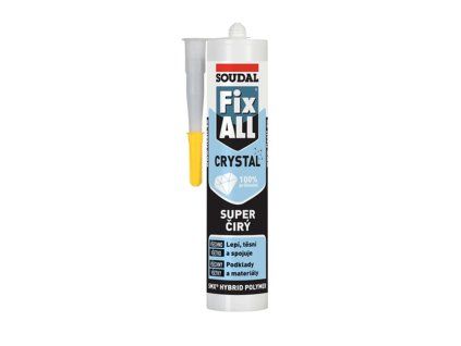 Tmel lepicí Soudal FIX ALL CRYSTAL 290 ml