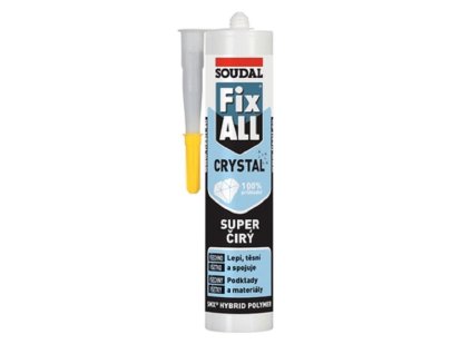 Tmel lepicí Soudal FIX ALL CRYSTAL 290 ml