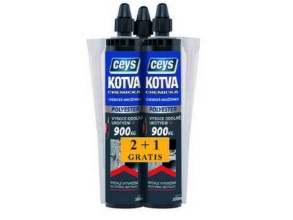 Kotva chemická Ceys polyester 2+1 GRATIS