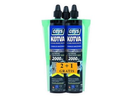 Kotva chemická Ceys vinylester 2+1 GRATIS