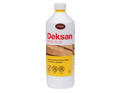 Přípravek impregnační DEKSAN PROFI PLUS hnědý 1 l