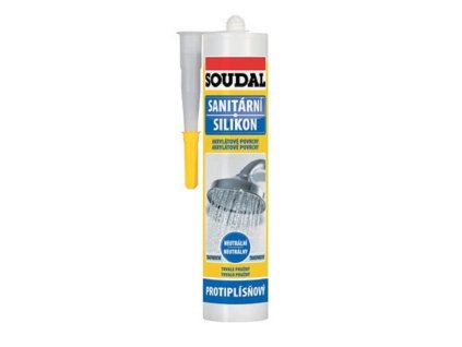 Silikon neutrální sanitární +S Soudal transparentní