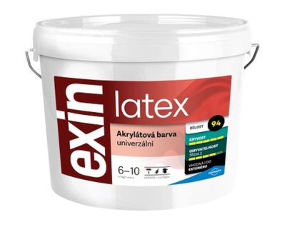 Barva akrylátová Stachema EXIN LATEX 94% bílá, 15 kg