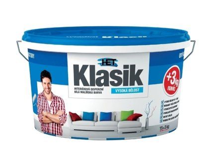 Malba interiérová HET Klasik bílá 15+3 kg