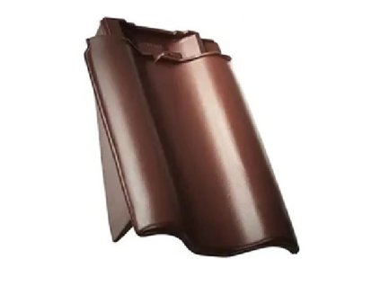 Taška okrajová levá Tondach Sensaton 11 glazura amadeus hnědá