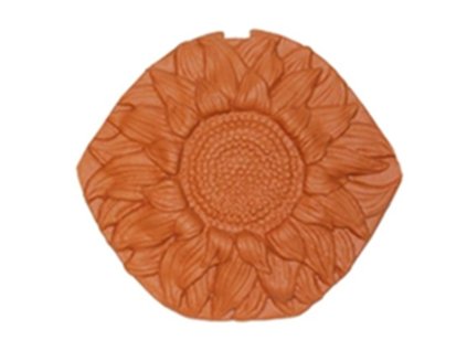 Ucpávka hřebene slunečnice KMB Elegant cihlová