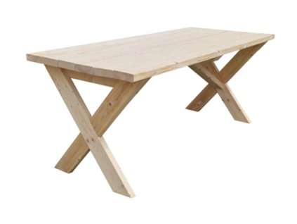 Stůl zahradní dřevěný 2 000×900×800 mm