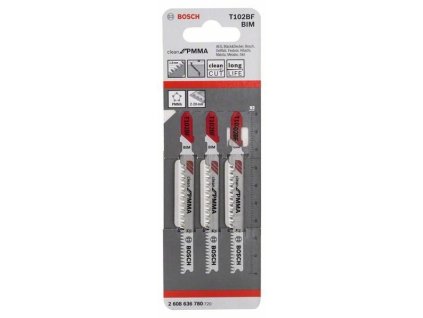 bosch pilovy platek do kmitaci pily t 102 bf clean for pvc 3 ks