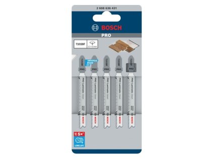 Plátek pilový Bosch T 101 BIF Special for Laminate 5 ks+