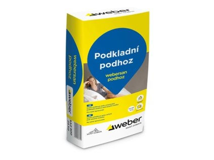 Postřik sanační cementový webersan podhoz 25 kg
