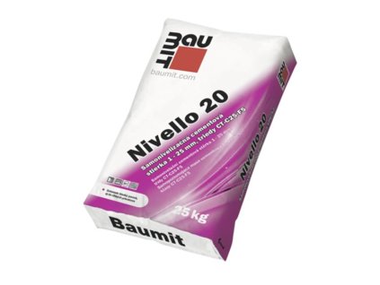Samonivelační stěrka Baumit Nivello 20 25 kg
