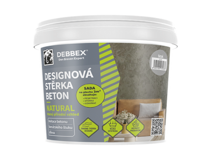 designova sterka beton natural
