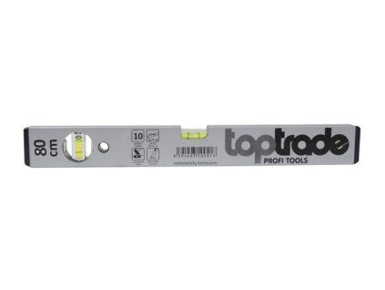 toptrade vodovaha stribrna 2 libely 800 mm standard