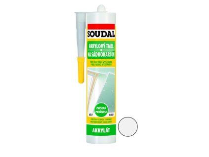 Tmel akrylový na sádrokarton Soudal bílý 280 ml