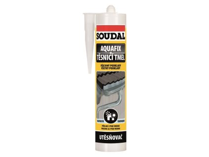 Tmel těsnicí Soudal AQUAFIX transparentní 300 ml