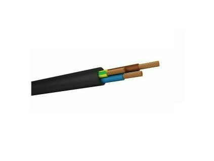 Kabel flexibilní pryžový H05RR F 3G2,5 100 m bal.
