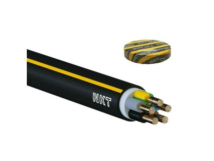 Kabel CYKY J 5× 2,5 RE 100 m bal.
