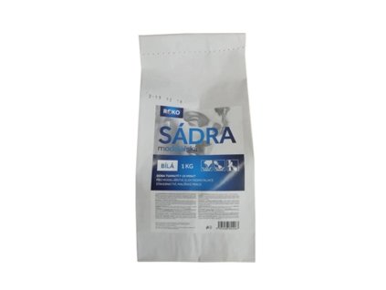 Sádra modelářská Roko bílá, 1 kg
