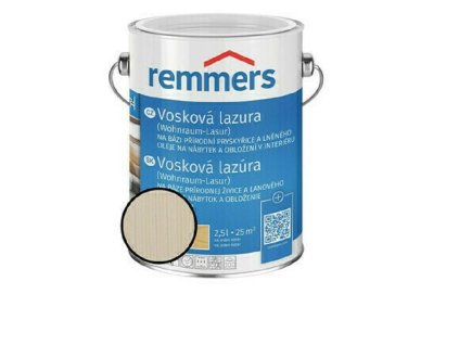 Lazura vosková Remmers bílá