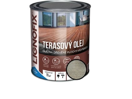 Olej terasový Lignofix antik šedý