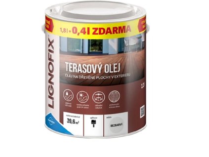 Olej terasový Lignofix bezbarvý