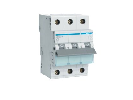 Jistič Hager MBN316 6 kA B 16 A