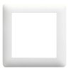 Rámeček Hager lumina Soul jednonásobný univerzální bílá lesk