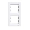 Rámeček Schneider Electric Asfora dvojnásobný vertikální bílá