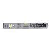 toptrade vodovaha stribrna 2 libely 400 mm standa