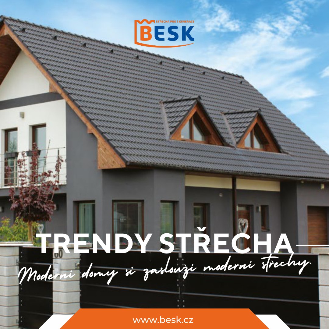 Betonové střešní tašky BESK: poctivá česká krytina s dlouhou životností