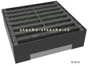 Kanalizační mříž čtvercová litinová, vč.rámu, ATERNUS