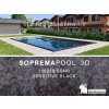 Bazénová PVC fólie, potištěná, lakovaná, s protiskluzovou texturou SOPREMAPOOL 3D