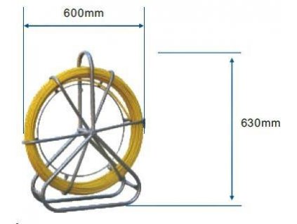 protahovaci pero sklolaminatove ve stojanu 6mm 100m