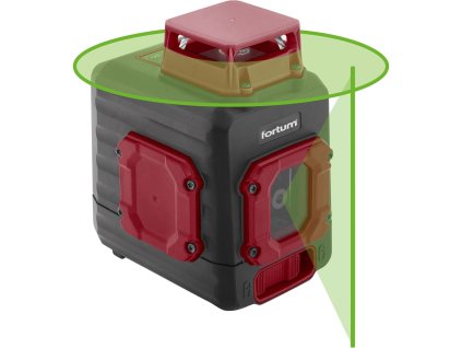 FORTUM Laser zelený liniový, křížový samonivelační