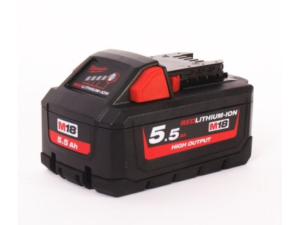MILWAUKEE Baterie M18 HB5 - 18 V / 5,5 Ah HIGH OUTPUT Li-Ion