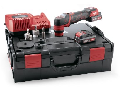 FLEX PXE 80 10.8-EC/2.5 Set Chytrá aku-leštička 10,8 V, rotační a excentrická