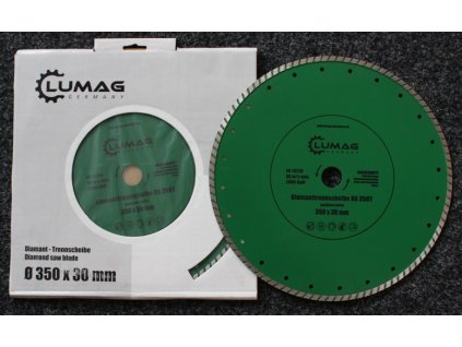 Diamantový řezný kotouč LUMAG DS350T TURBO (zelený)