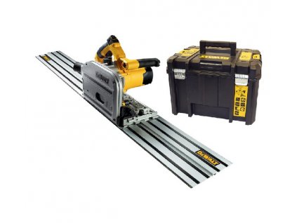 DeWALT DWS520KTR ponorná pila 1 300W , prořez 59 mm, s lištou 55 mm, kotouč 165 x 20 mm, 5,6kg, včetně vodící lišty 150 cm