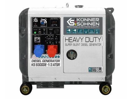 Könner & Söhnen Naftová elektrocentrála KS 9300DE ATSR SUPER S (EURO V) - jednofázová, třífázová