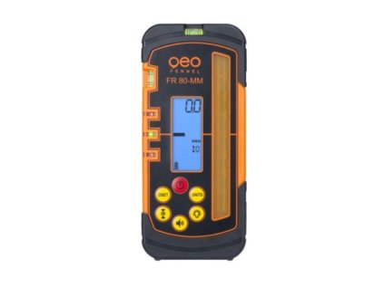 GeoFennel Přijímač FR 80-MM pro rotační lasery s červeným i zeleným paprskem se zobrazením výšky v mm