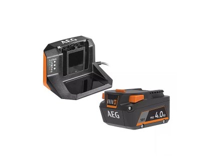 Sada akumulátoru 4,0Ah s nabíječkou AEG SETL1840S, 18V