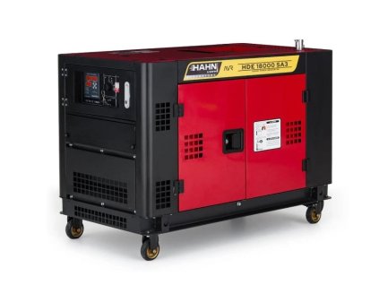 Dieselová elektrocentrála Hahn & Sohn HDE 18000SA3 - jednofázová/třífázová